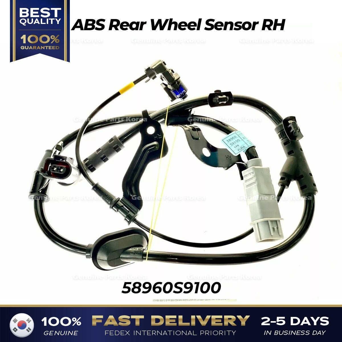 Genuine ABS Rear Wheel Sensor RH 58960S9100 for Hyundai Palisade