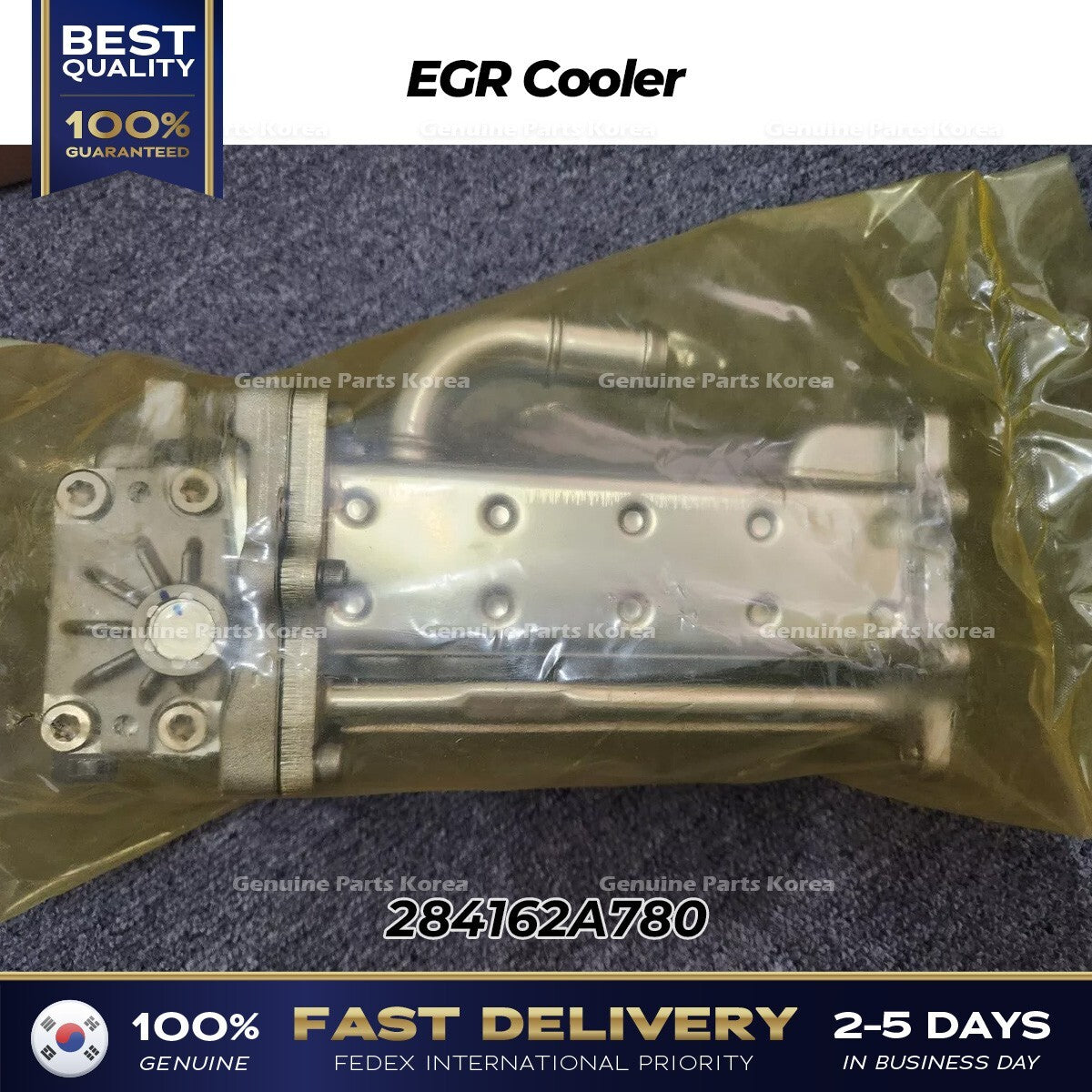 Genuine EGR Cooler 284162A780 for Hyundai Accent Kona