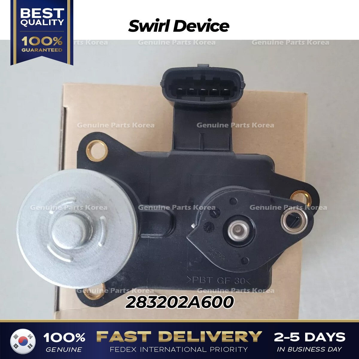 Genuine Swirl Device 283202A600 for Hyundai Accent Elantra Tucson