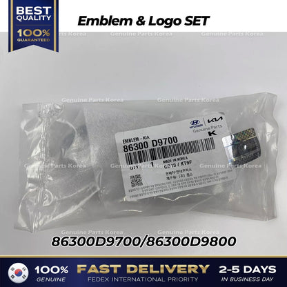 Genuine Emblem & Logo SET 86300D9700 86300D9800 for Kia Sportage