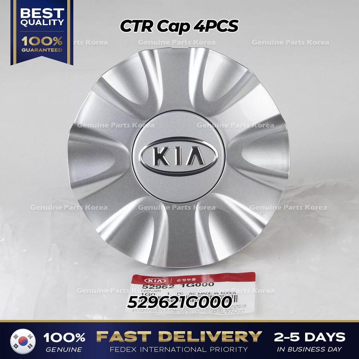 Genuine Center Cap 4PCS 529621G000 for Kia Rio
