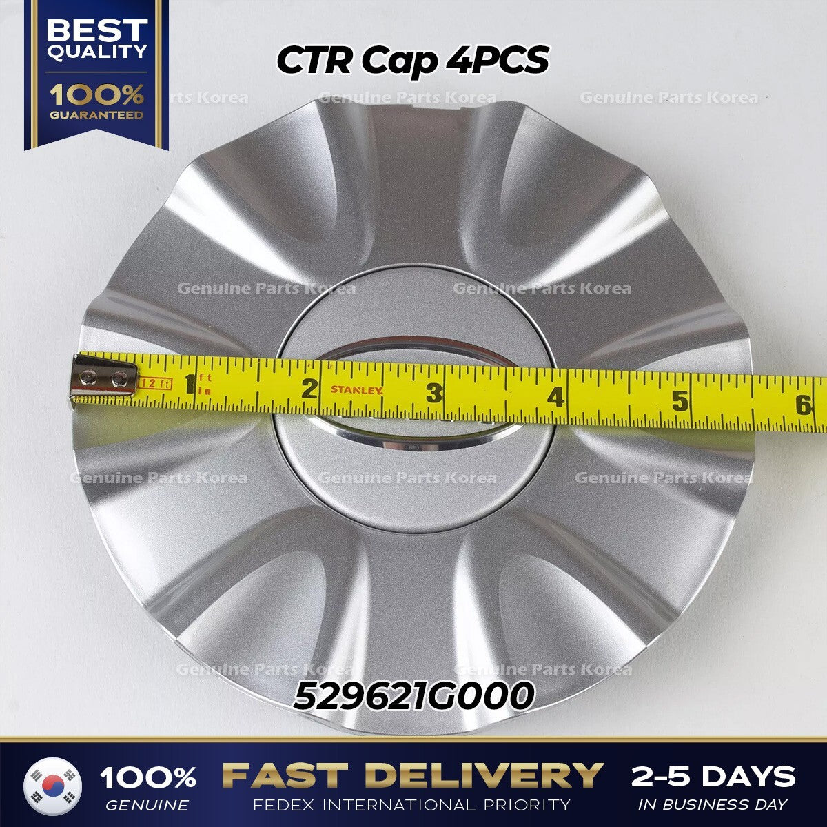 Genuine Center Cap 4PCS 529621G000 for Kia Rio