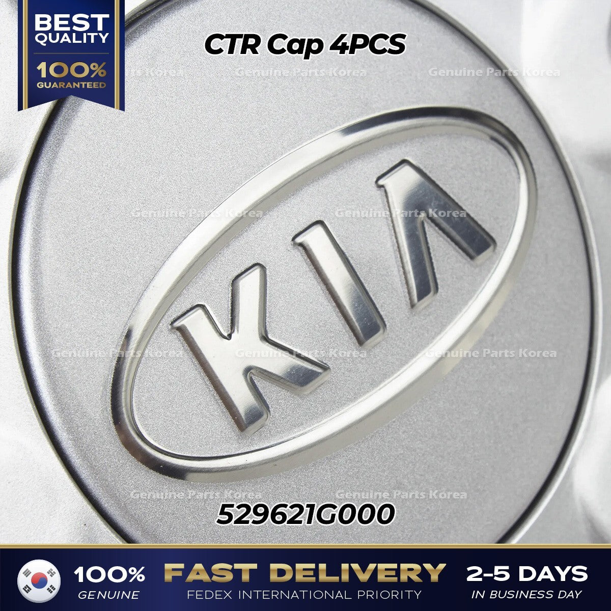 Genuine Center Cap 4PCS 529621G000 for Kia Rio