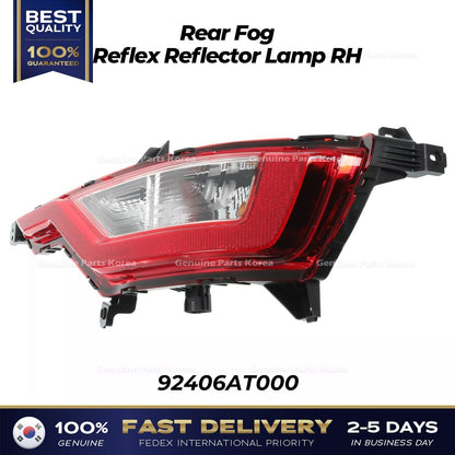 Genuine Rear Fog Reflex Reflector Lamp RH 92406AT000 for Kia Niro