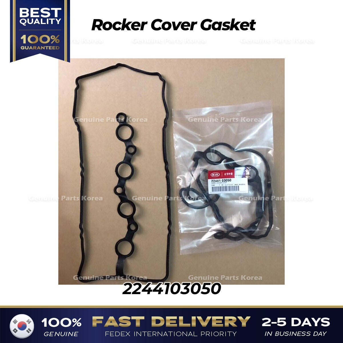 Genuine Rocker Cover Gasket 2244103050 for Hyundai Accent