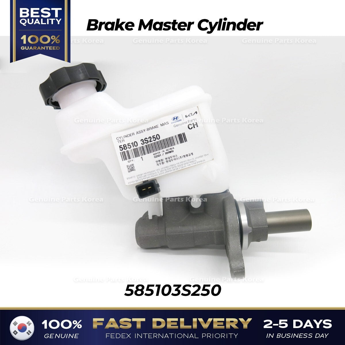 Genuine Brake Master Cylinder 585103S250 for Hyundai Sonata