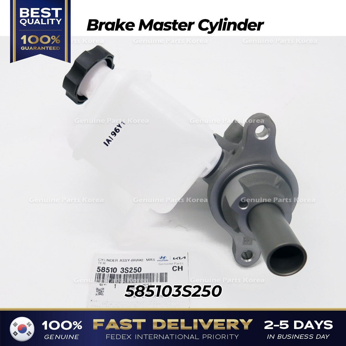 Genuine Brake Master Cylinder 585103S250 for Hyundai Sonata
