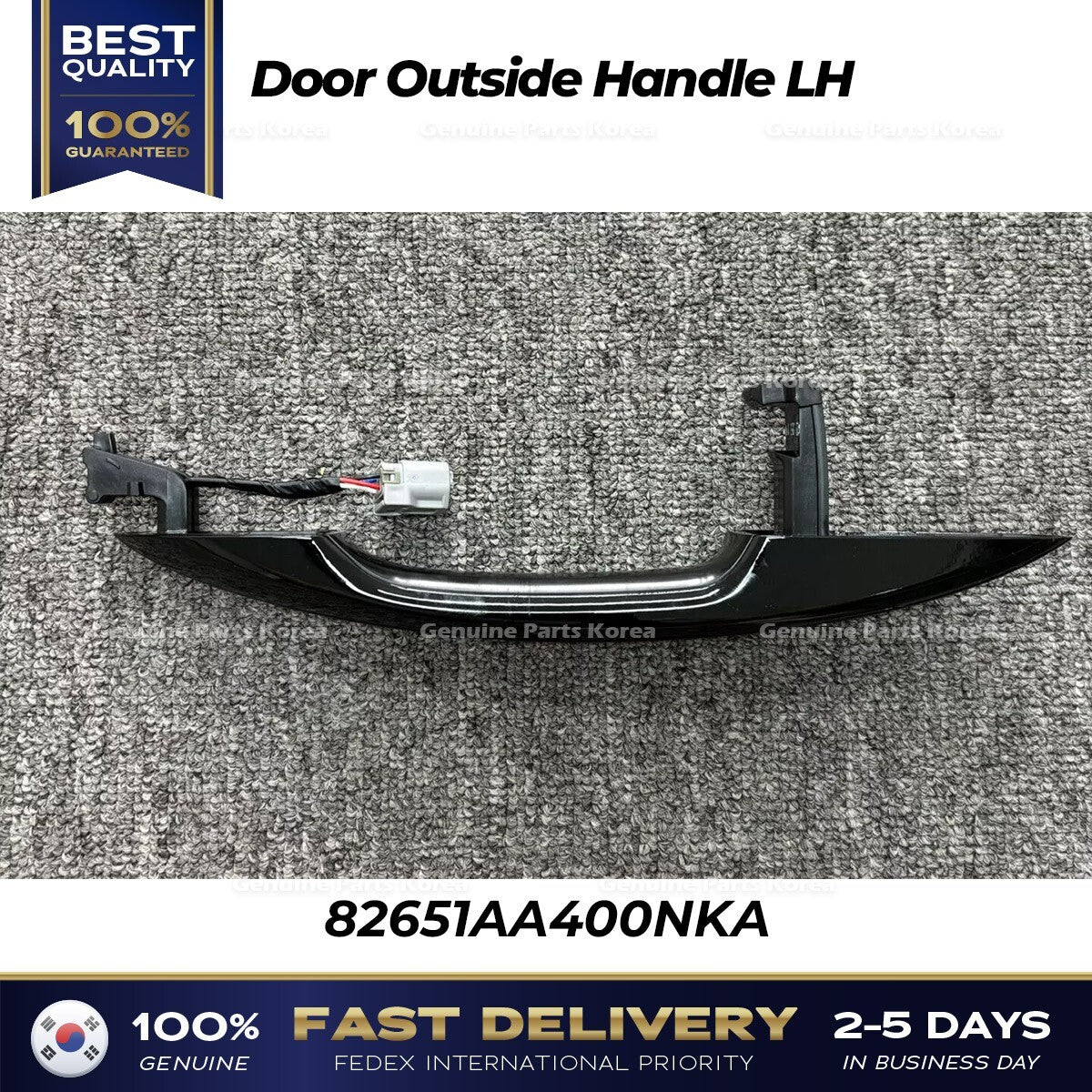 Genuine Door Outside Handle LH 82651AA400NKA for Hyundai Elantra