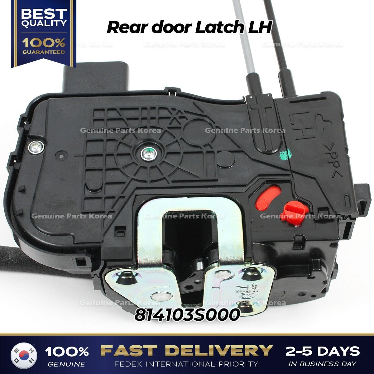 Genuine Rear door Latch LH 814103S000 for Hyundai Sonata