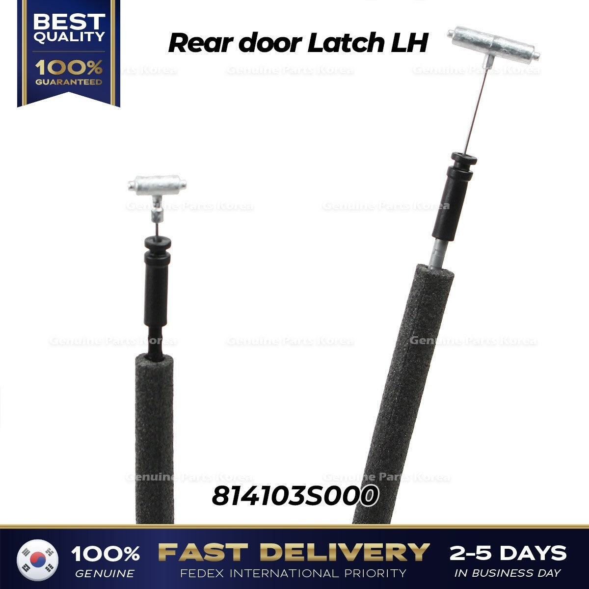 Genuine Rear door Latch LH 814103S000 for Hyundai Sonata