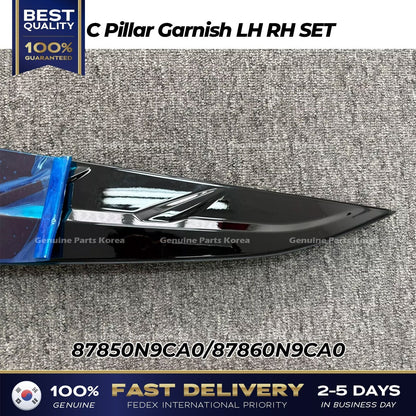 Genuine C Pillar Garnish LH RH SET 87850N9CA0 87860N9CA0 for Hyundai Tucson