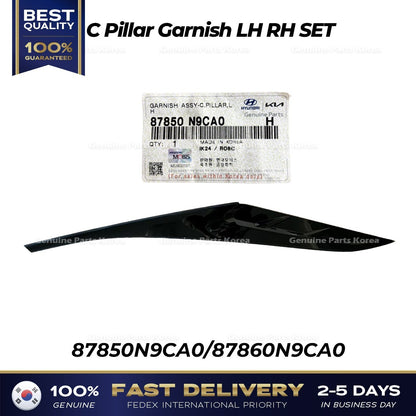 Genuine C Pillar Garnish LH RH SET 87850N9CA0 87860N9CA0 for Hyundai Tucson