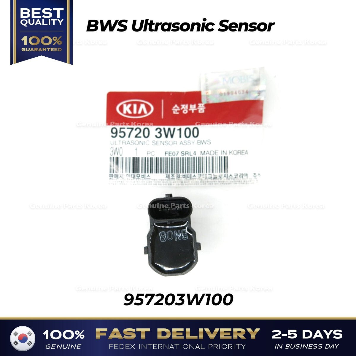 Genuine BWS Ultrasonic Sensor 957203W100 for Kia Sportage