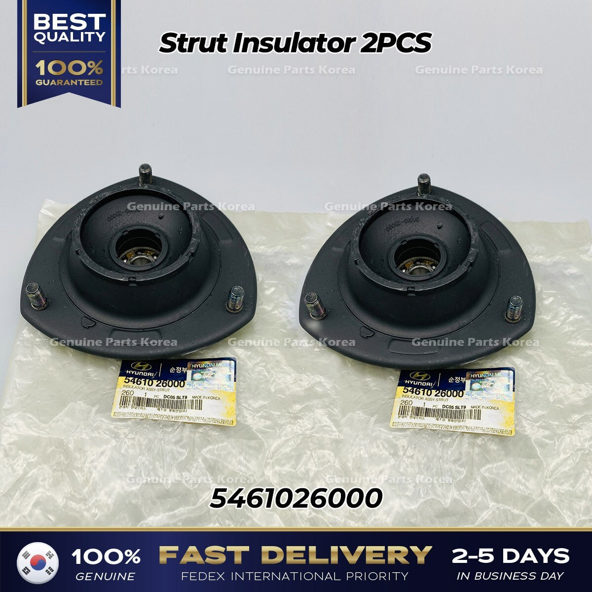 Genuine Strut Insulator 2PCS 5461026000 for Hyundai Santa Fe
