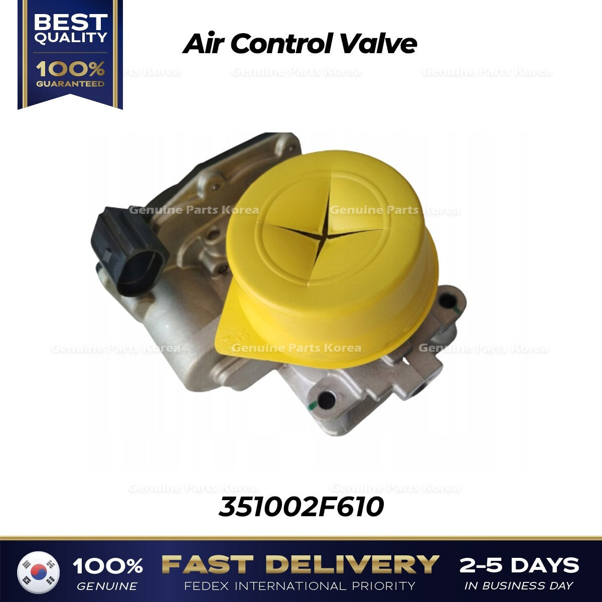 Genuine Air Control Valve 351002F610 for Hyundai Genesis G70 Maxcruz Santa Fe