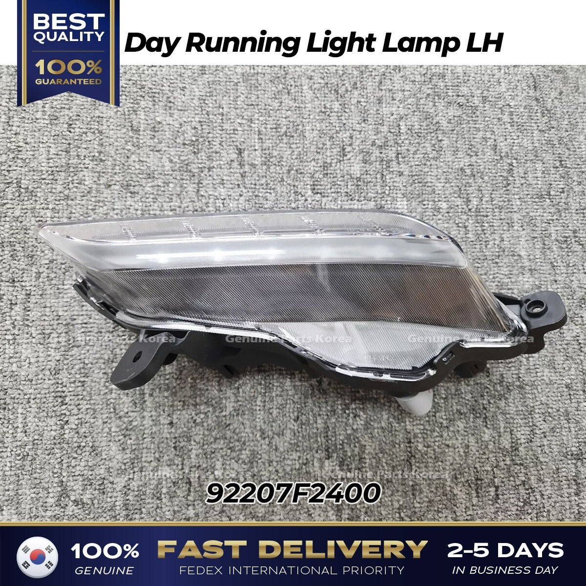 Genuine Day Running Light Lamp LH 92207F2400 for Hyundai Elantra