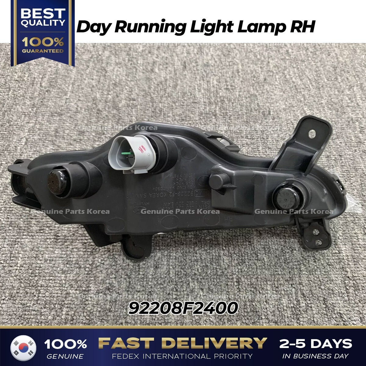 Genuine Day Running Light Lamp RH 92208F2400 for Hyundai Elantra
