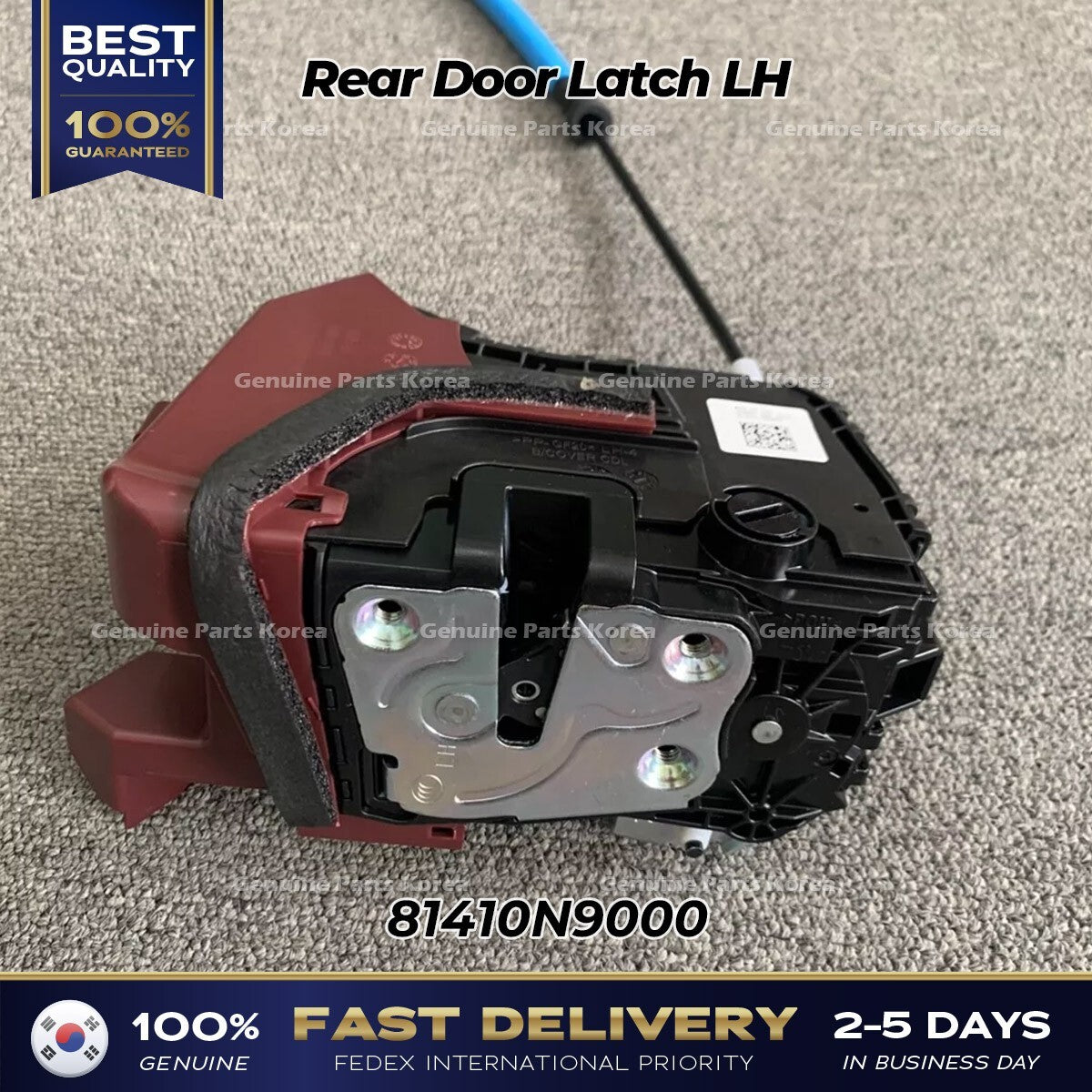 Genuine Rear Door Latch LH 81410N9000 for Hyundai Tucson