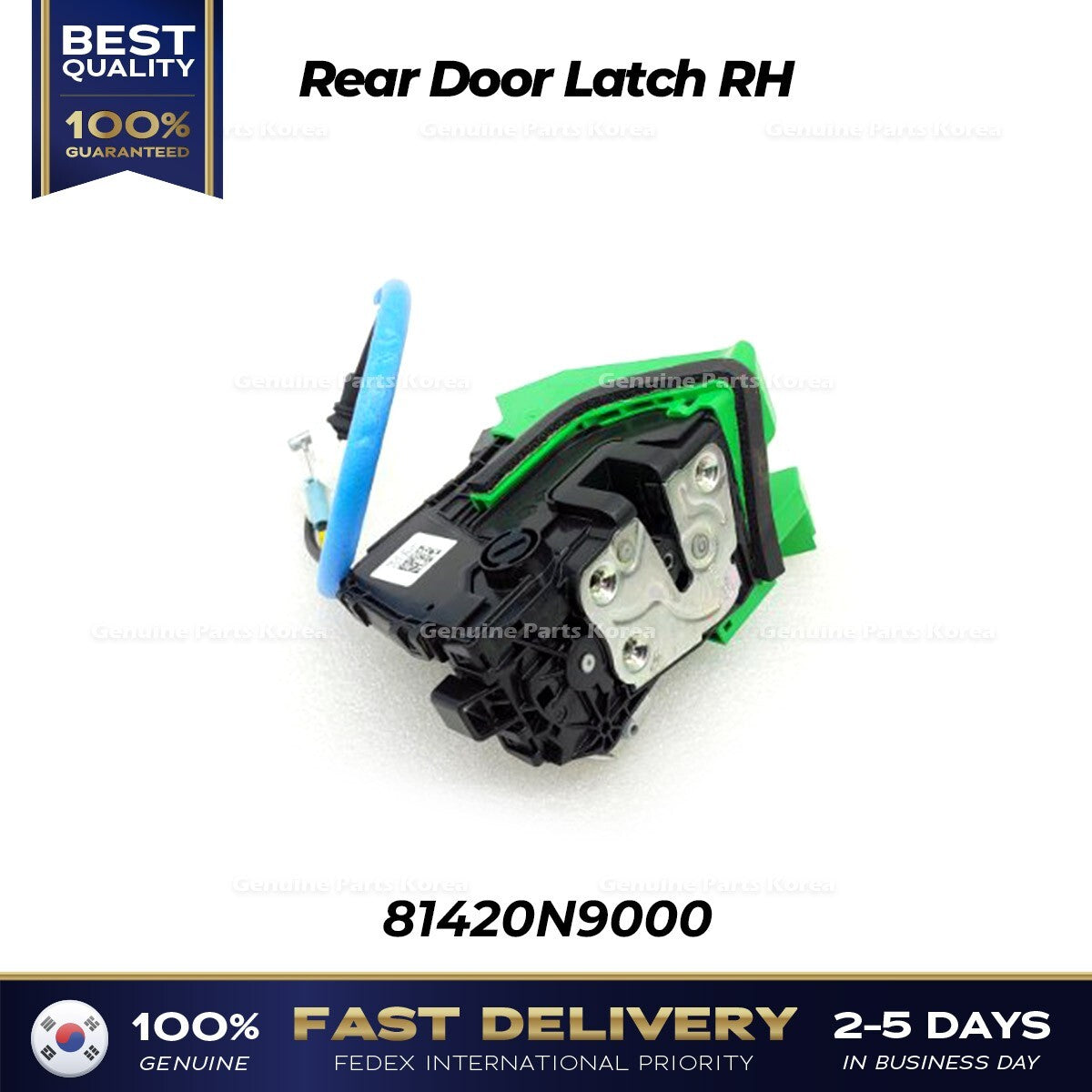 Genuine Rear Door Latch RH 81420N9000 for Hyundai Tucson