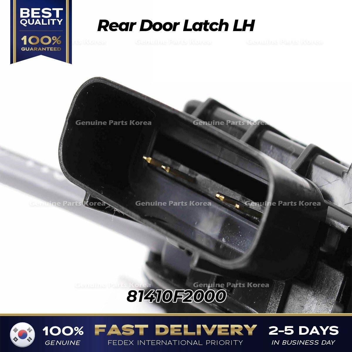 Genuine Rear Door Latch LH 81410F2000 for Hyundai Elantra