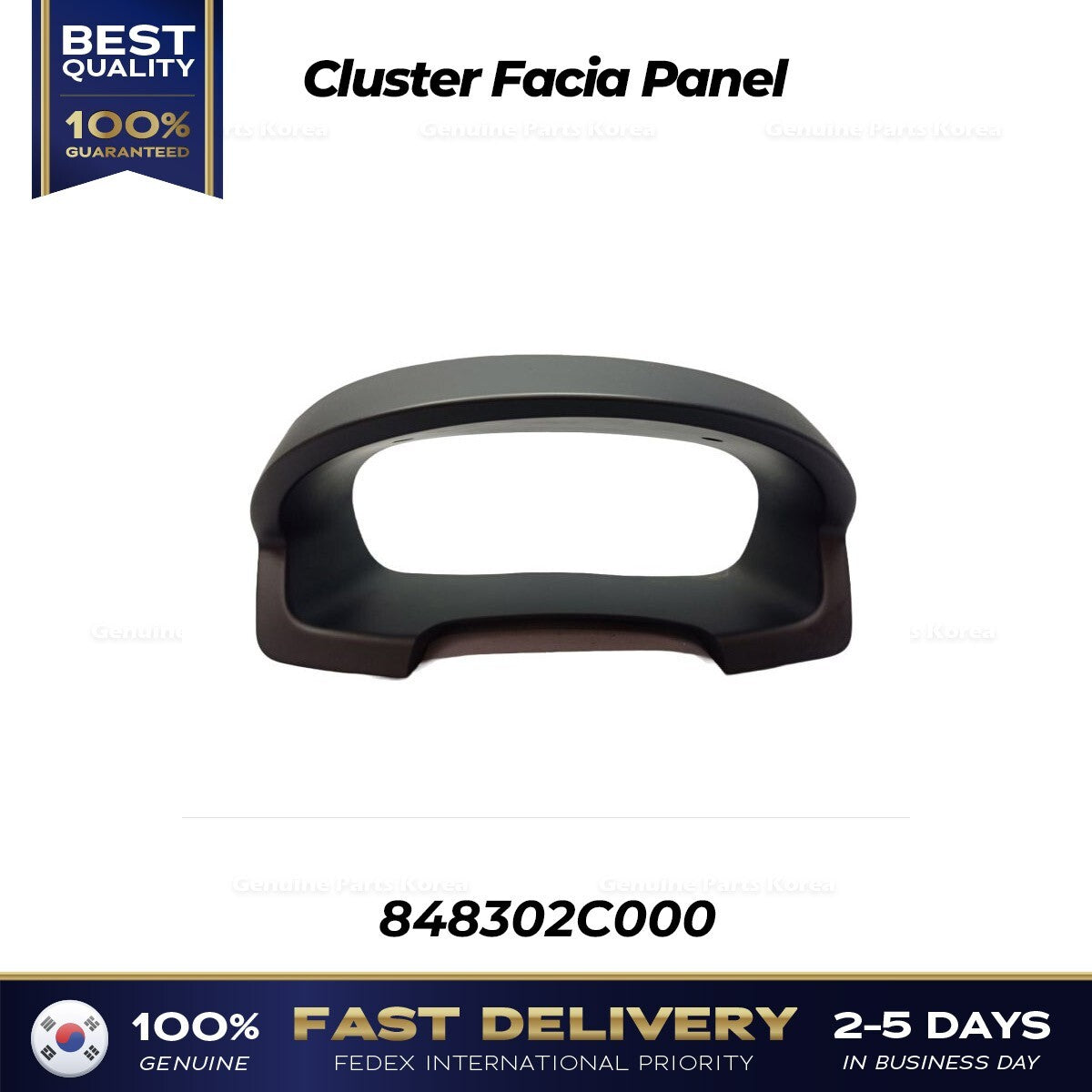 Genuine Cluster Facia Panel 848302C000 for Hyundai Tiburon
