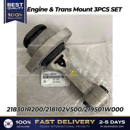 Genuine Engine & Trans Mount 3PCS SET for Hyundai Accent Veloster