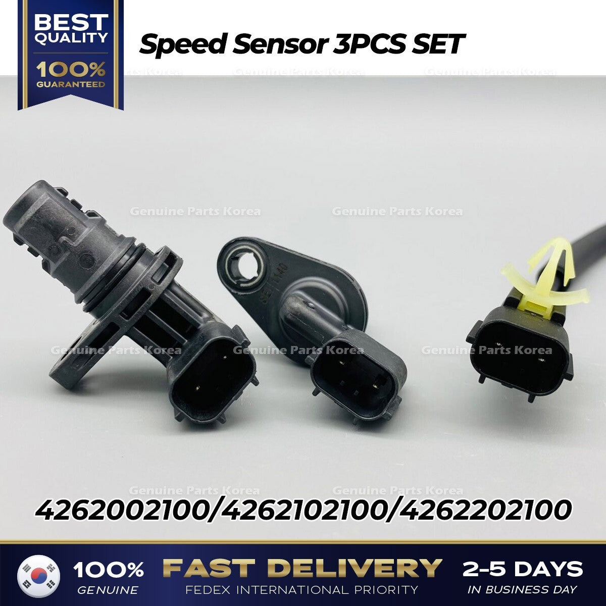 Genuine Speed Sensor 3PCS SET for Hyundai Accent