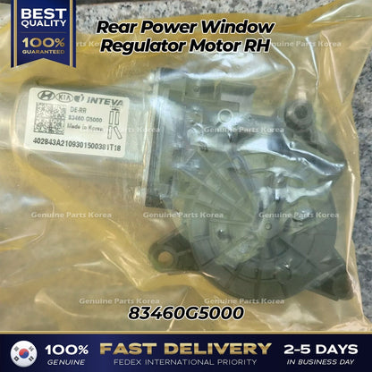 Genuine Rear Power Window Regulator Motor RH 83460G5000 for Kia Niro