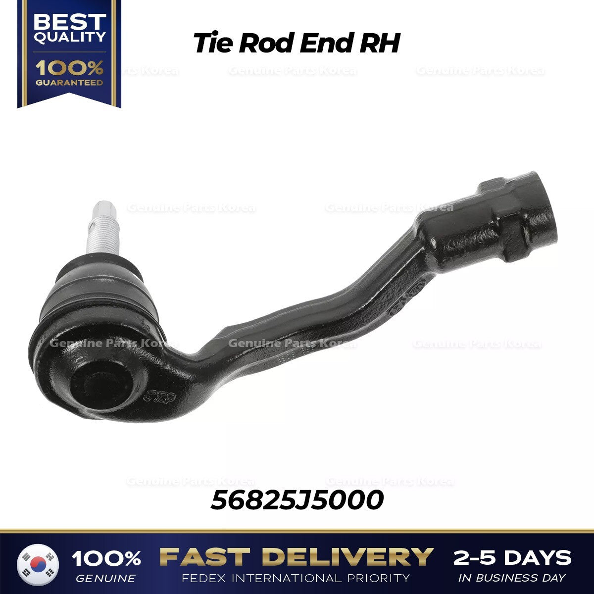 Genuine Tie Rod End RH 56825J5000 for Kia Stinger