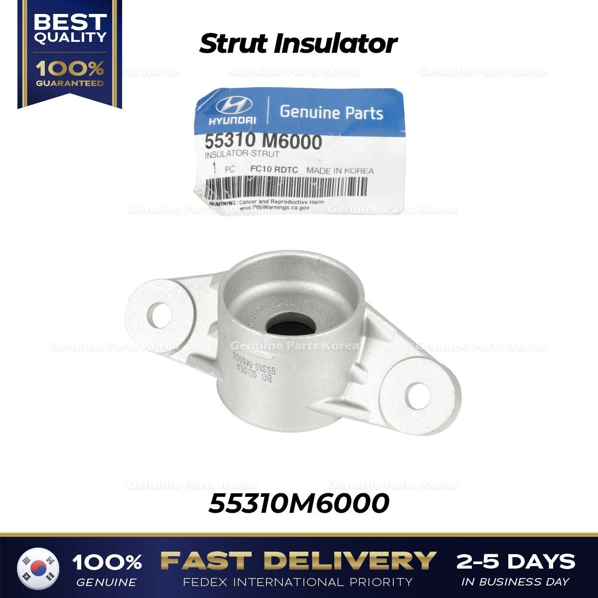 Genuine Strut Insulator 55310M6000 for Hyundai Elantra Kia Forte