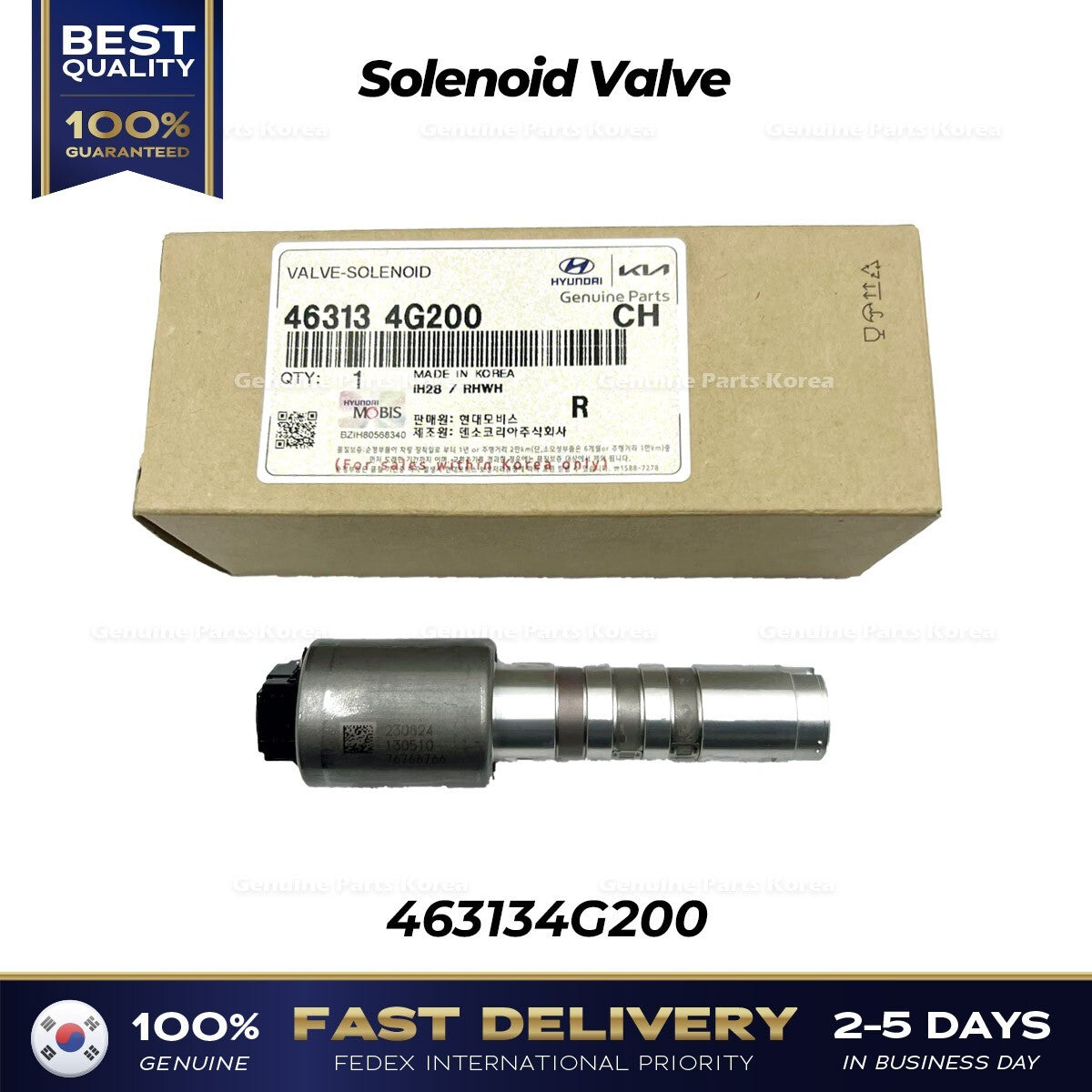 Genuine Solenoid Valve 463134G200 for Hyundai Palisade Kia Cadenza