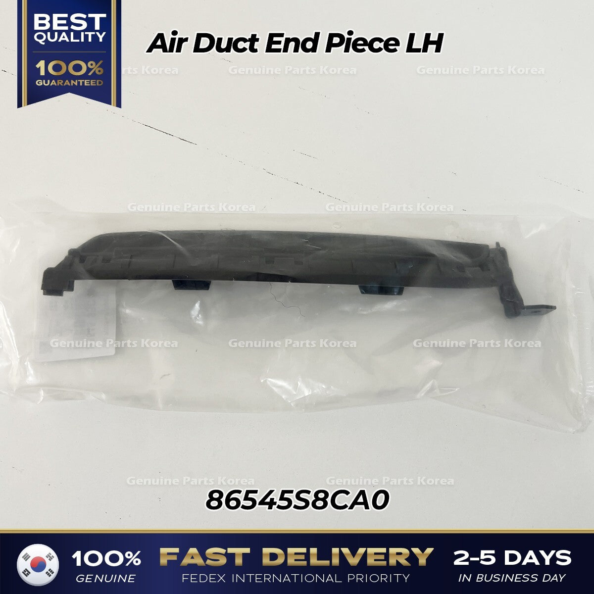 Genuine Air Duct End Piece LH 86545S8CA0 for Hyundai Palisade