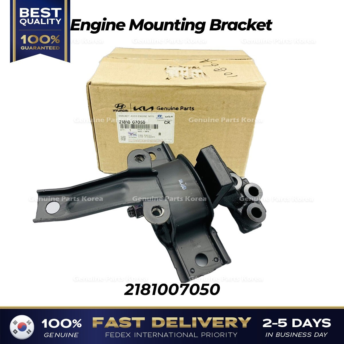 Genuine Engine Mounting Bracket 2181007050 for Hyundai i10 Kia Picanto