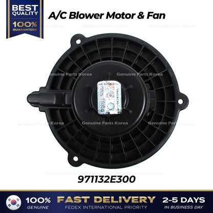 Genuine A/C Blower Motor & Fan 971132E300 for Hyundai Tucson