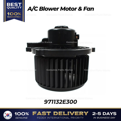 Genuine A/C Blower Motor & Fan 971132E300 for Hyundai Tucson