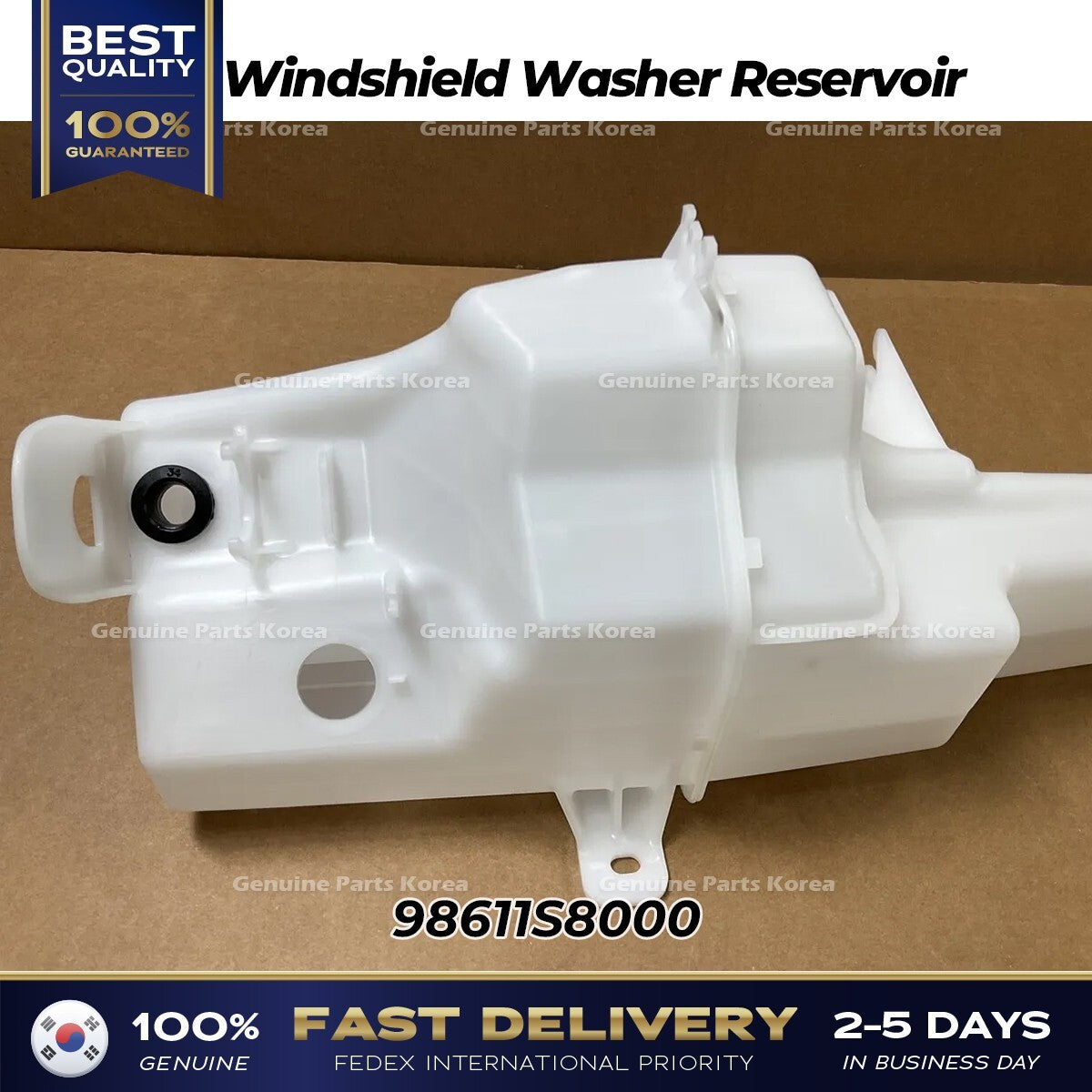 Genuine Windshield Washer Reservoir 98611S8000 for Hyundai Palisade