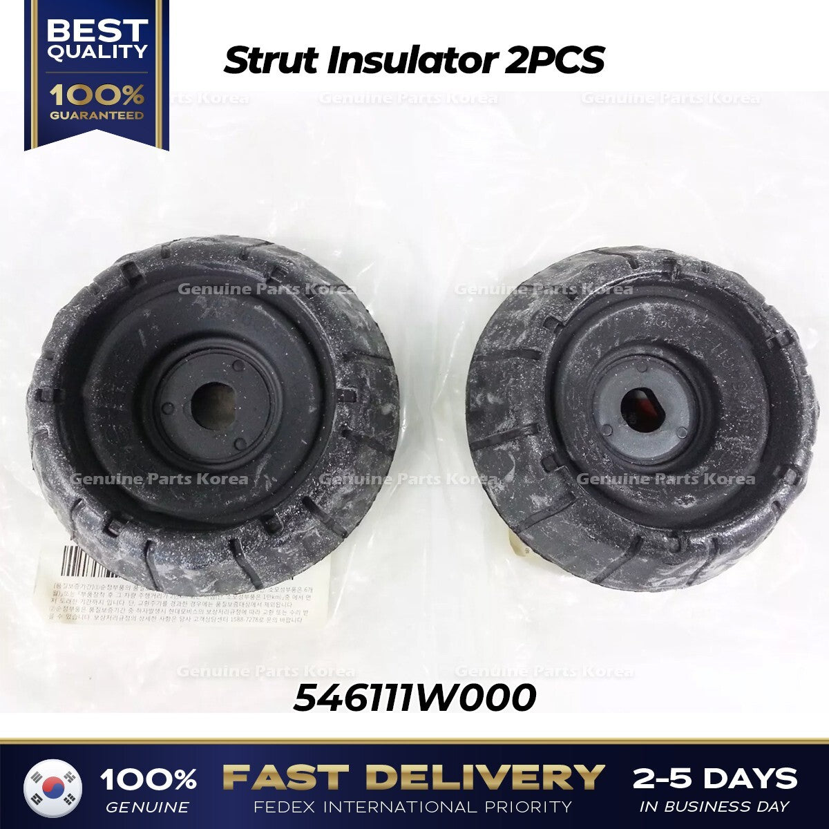 Genuine Strut Insulator 2PCS 546111W000 for Hyundai Accent Kia Rio