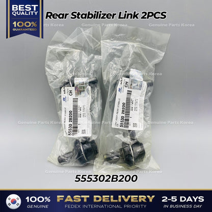 Genuine Rear Stabilizer Link 2PCS 555302B200 for Hyundai Santa Fe Kia Sorento