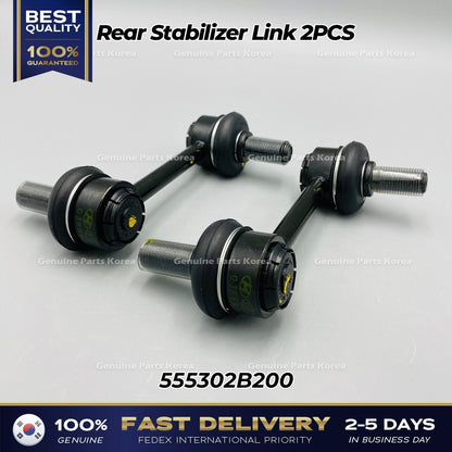 Genuine Rear Stabilizer Link 2PCS 555302B200 for Hyundai Santa Fe Kia Sorento