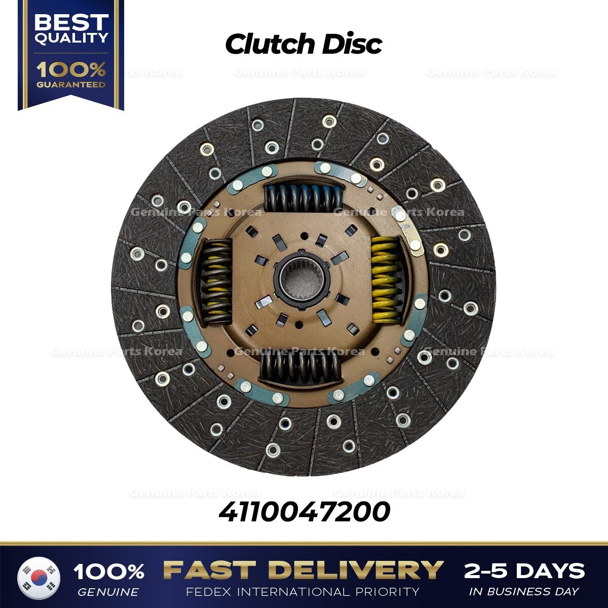 Genuine Clutch Disc 4110047200 for Hyundai H100 Kia Bongo III