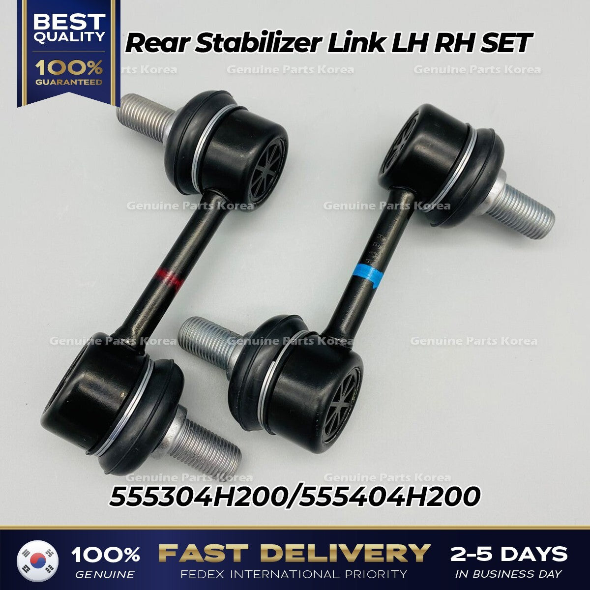Genuine Rear Stabilizer Link LH RH SET for Hyundai H1