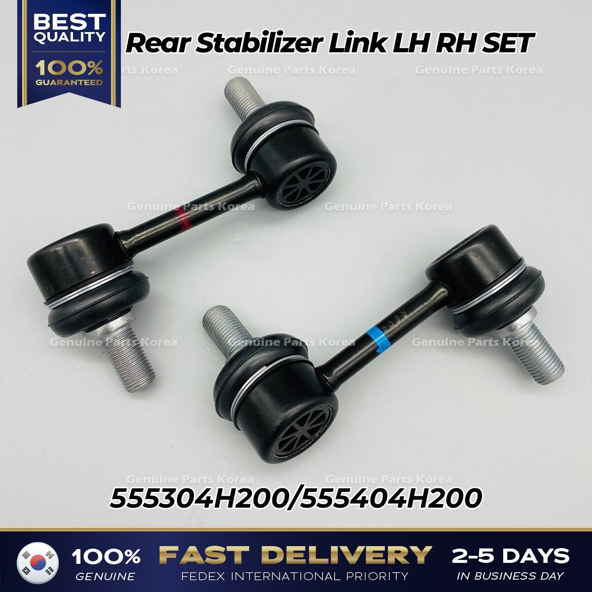 Genuine Rear Stabilizer Link LH RH SET for Hyundai H1