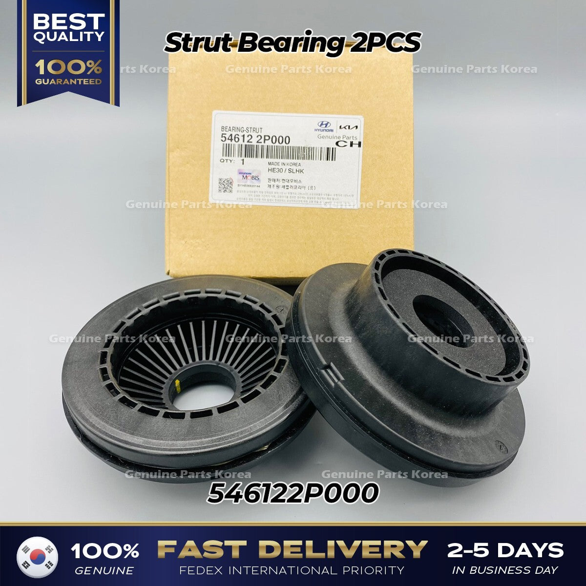 Genuine Strut Bearing 2PCS 546122P000 for Hyundai Genesis Coupe Kia Sorento