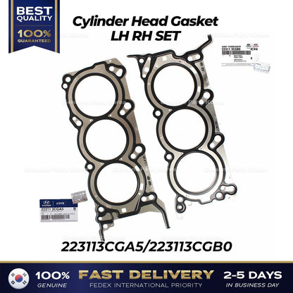 Genuine Cylinder Head Gasket LH RH SET 223113CGA5 223113CGB0 for Hyundai Kia