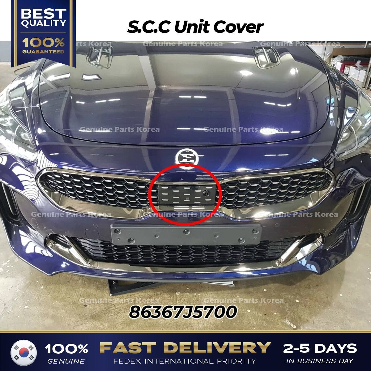 Genuine S.C.C Unit Cover 86367J5700 for Kia Stinger