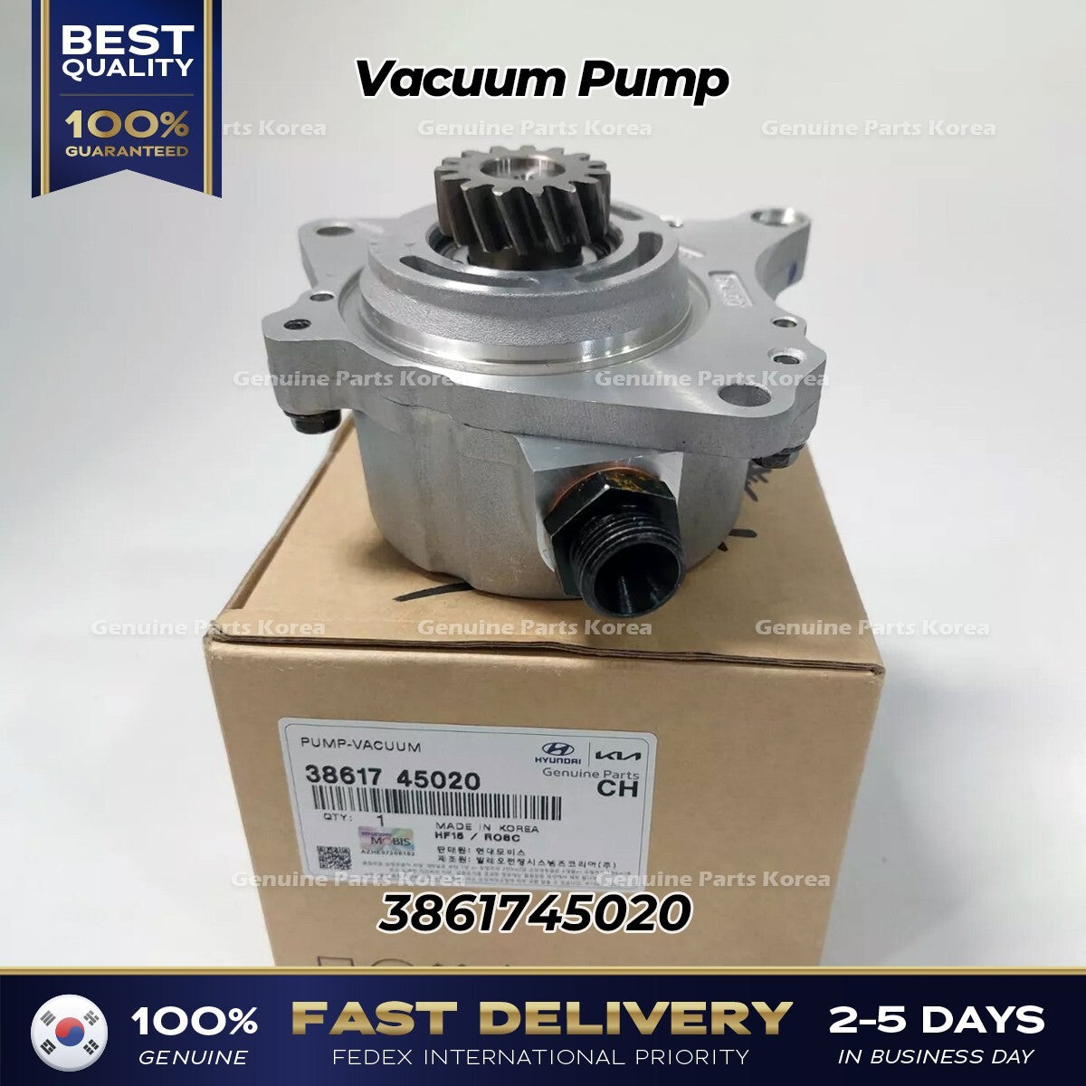 Genuine Vacuum Pump 3861745020 for Hyundai E County E Mighty
