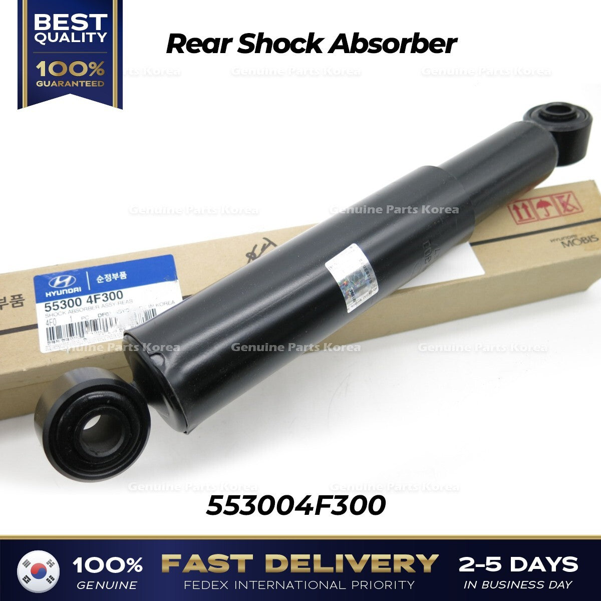 Genuine Rear Shock Absorber 553004F300 for Hyundai Porter II