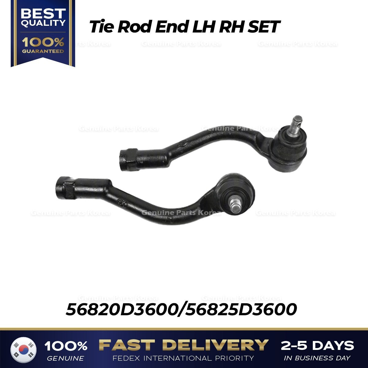 Genuine Tie Rod End LH RH SET for Hyundai Tucson Kia Sportage