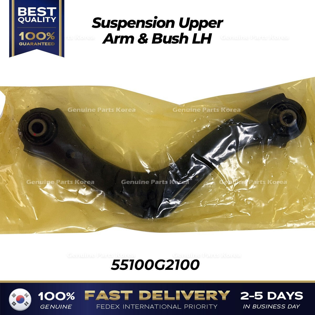 Genuine Suspension Upper Arm & Bush LH 55100G2100 for Hyundai Ioniq Kia Niro