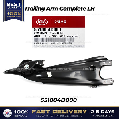 Genuine Trailing Arm Complete LH 551004D000 for Hyundai Entourage Kia Sedona